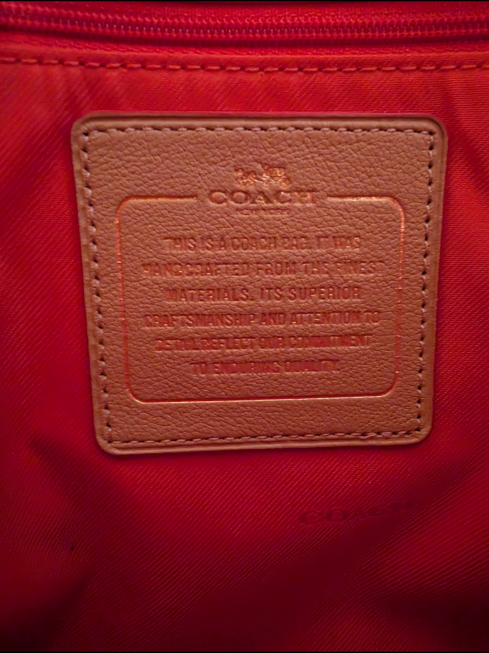 Coach Edie 31 Canvas Leather Shoulder Bag - Picture 8 of 13